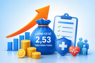 Thay đổi toàn diện chế độ đãi ngộ khi lương tăng lên 2,53 triệu đồng từ 1/7