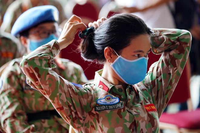 70 chiến sĩ sẵn sàng lên đường làm nhiệm vụ gìn giữ hòa bình ở CH Nam Sudan - 11 70 chiến sĩ sẵn sàng lên đường làm nhiệm vụ gìn giữ hòa bình ở CH Nam Sudan - 11