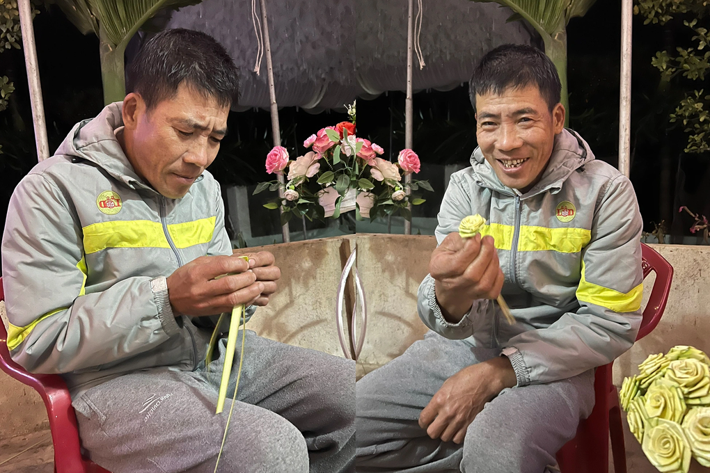 Ông nội 70 tuổi tỉ mẩn tuốt lá tro non tết hoa cưới cho cháu gây sốt mạng - 2 Ông nội 70 tuổi tỉ mẩn tuốt lá tro non tết hoa cưới cho cháu gây sốt mạng - 2