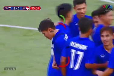 U22 Thái Lan 3-0 U22 Singapore: Akkatam lập công