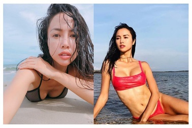 Vóc dáng ngày càng bốc lửa, Vũ Ngọc Anh triệt để "khoe da thịt"