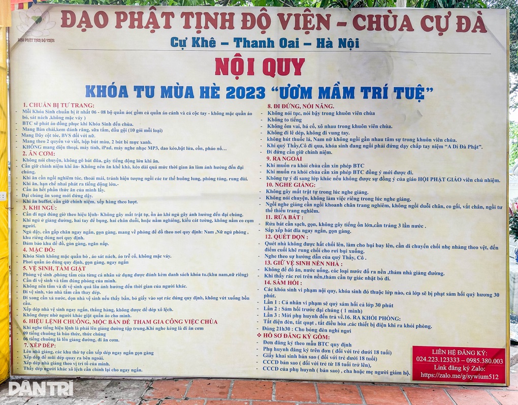 Mời tham gia khóa tu chùa Cự Đà ở... resort, trưởng ban tổ chức nói gì? - 2 Mời tham gia khóa tu chùa Cự Đà ở... resort, trưởng ban tổ chức nói gì? - 2