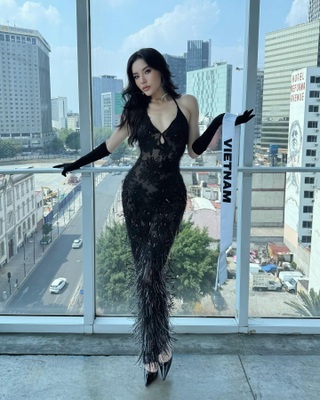 Hoa hậu Kỳ Duyên đem 72 bộ đồ, biến hóa đa dạng ở Miss Universe 2024 - 12