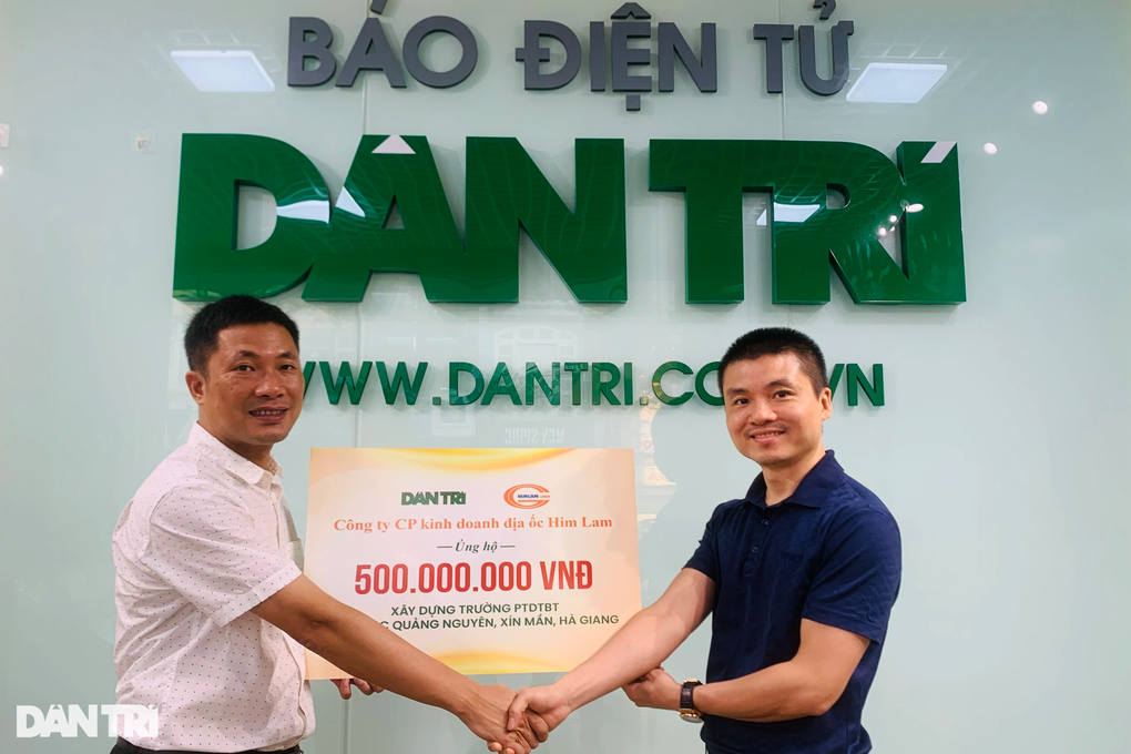 Him Lam Land ủng hộ 500 triệu đồng xây nhà bán trú cho học sinh vùng cao - 1 Him Lam Land ủng hộ 500 triệu đồng xây nhà bán trú cho học sinh vùng cao - 1