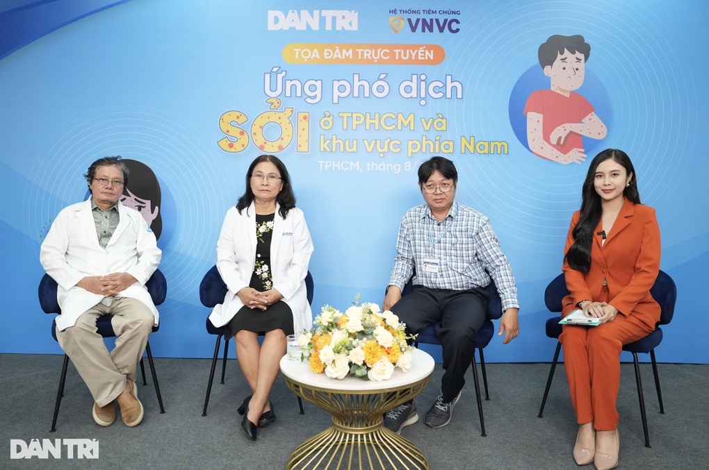 Giao lưu trực tuyến: Ứng phó với dịch sởi ở TPHCM và khu vực phía Nam - 2 Giao lưu trực tuyến: Ứng phó với dịch sởi ở TPHCM và khu vực phía Nam - 2