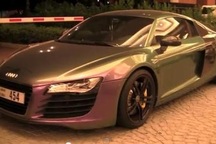 Chiêm ngưỡng một chiếc Audi R8 màu lạ