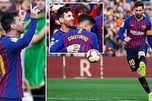 Barcelona 2-0 Espanyol: Lionel Messi rực sáng