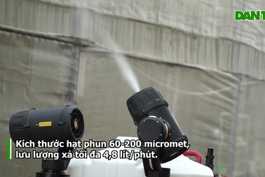 Robot khử khuẩn, phun thuốc thay người