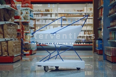 Ý tưởng xe siêu thị tự phanh của Ford