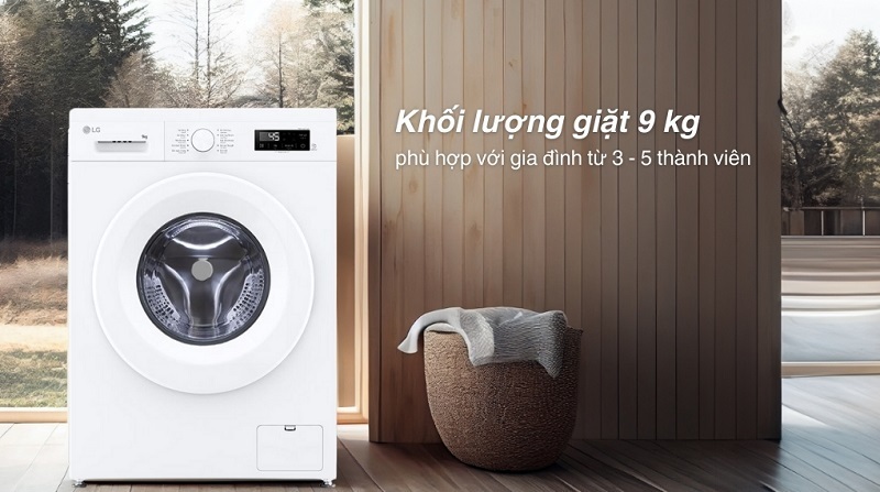Top 3 máy giặt LG Inverter 9kg mới nhất 2025 cho gia đình