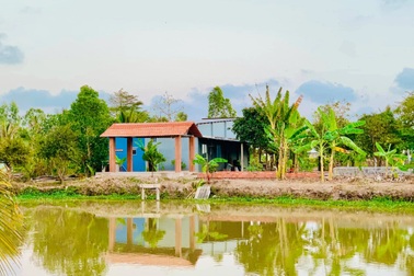 Gia đình cải tạo đất cằn thành chốn nghỉ dưỡng với vườn trĩu quả, ao đầy cá