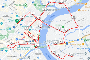 Nhiều đoạn đường trung tâm TPHCM cấm xe ngày cuối tuần