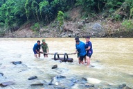 “Tử thần” phát lộ khi nước sông rút cạn