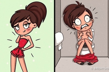 Bộ ảnh hài hước về những nỗi khổ “thầm kín” của phái đẹp vào mùa hè