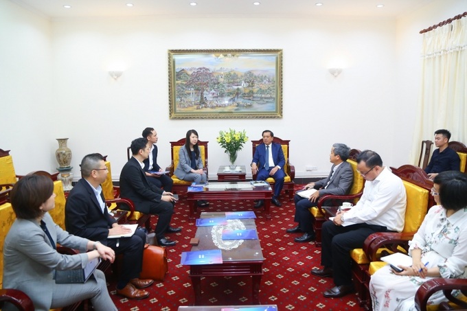 Quang cảnh buổi tiếp.