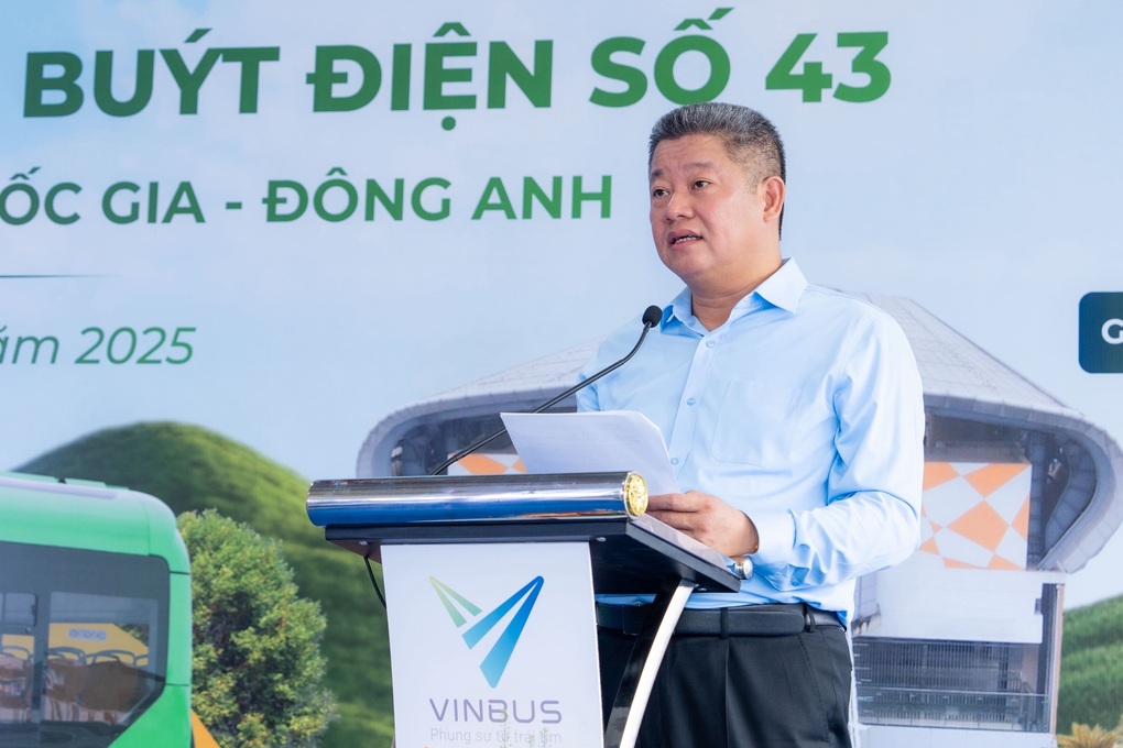 VinBus khai trương tuyến buýt điện 43 - Kết nối nội thành với Đông Anh - 1 VinBus khai trương tuyến buýt điện 43 - Kết nối nội thành với Đông Anh - 1