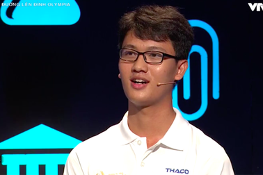 Nam sinh điển trai trường Phan Đình Phùng chiến thắng cuộc thi tuần Olympia