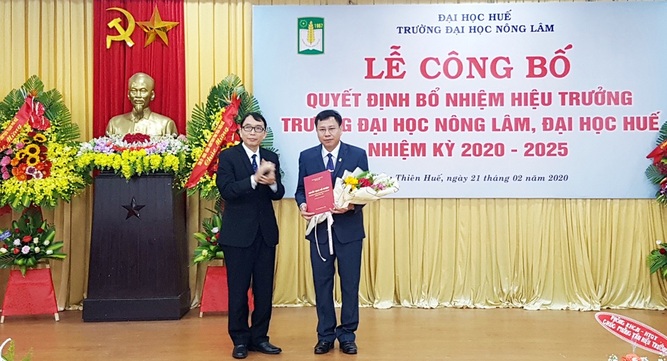 Trường ĐH Nông lâm, ĐH Huế có tân Hiệu trưởng - 1 Trường ĐH Nông lâm, ĐH Huế có tân Hiệu trưởng - 1