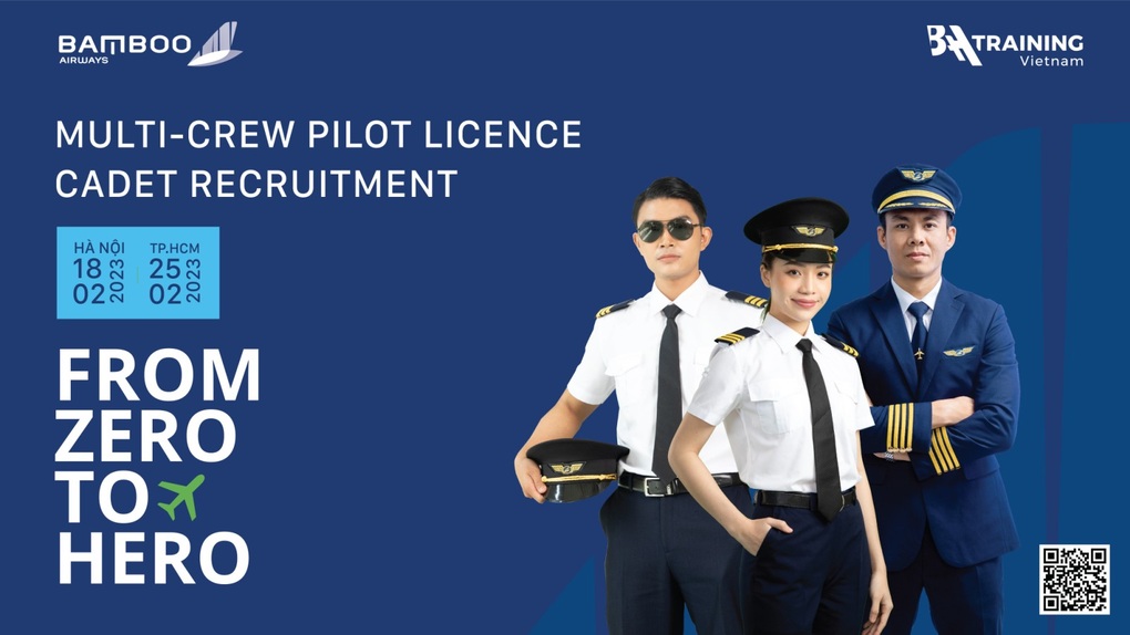 Bamboo Airways và BAA Training Vietnam tổ chức tư vấn tuyển sinh phi công MPL - 1 Bamboo Airways và BAA Training Vietnam tổ chức tư vấn tuyển sinh phi công MPL - 1
