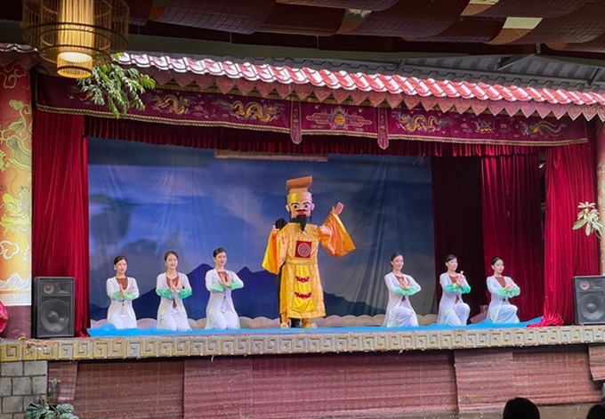 Chương trình biểu diễn của Nhà hát Múa rối Việt Nam tại di tích Hoàng Thành Thăng Long