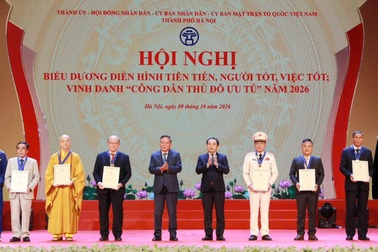 Giám đốc Công an Hà Nội Nguyễn Thanh Tùng là Công dân Thủ đô ưu tú năm 2026