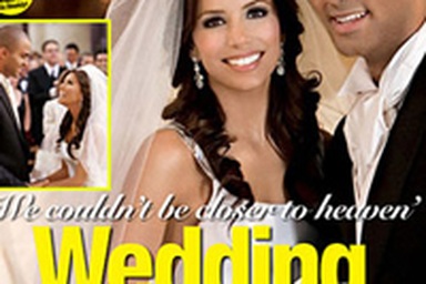Ảnh cưới của Eva Longoria đã xuất hiện trên tạp chí OK!