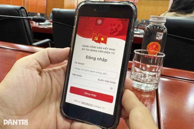 Ứng dụng đầu tiên được phổ cập đến đảng viên trên toàn quốc