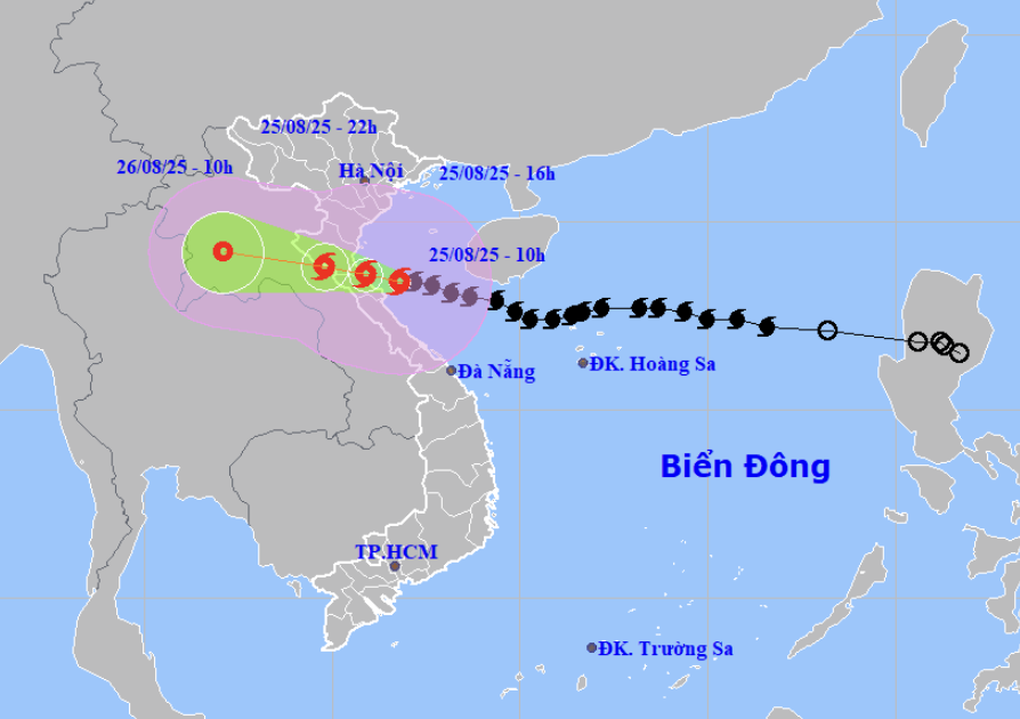 Bão Kajiki di chuyển chậm lại và rất mạnh khi đổ bộ vào đất liền - 1 Bão Kajiki di chuyển chậm lại và rất mạnh khi đổ bộ vào đất liền - 1