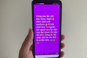 Bác thông tin lặn vớt tôm hùm dính axit sunfuric khiến 10 người tử vong