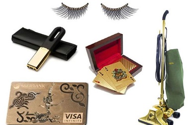 Những sản phẩm mạ vàng xa xỉ nhất năm 2012