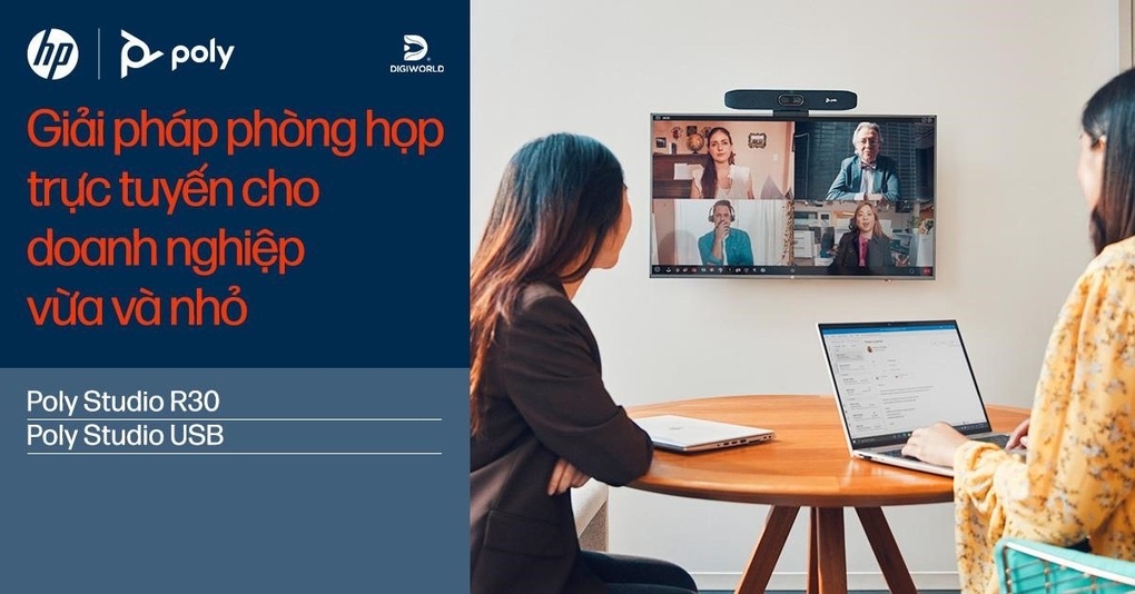 Giải pháp phòng họp trực tuyến từ HP Poly - 2 Giải pháp phòng họp trực tuyến từ HP Poly - 2