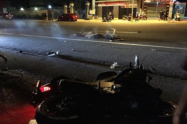 Đuổi theo 3km chặn xe container gây tai nạn chết người