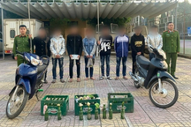 Nhóm thanh thiếu niên mang bom xăng, dao đi giải quyết mâu thuẫn