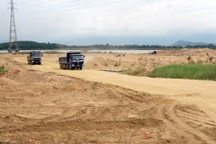 Doanh nghiệp khai thác cát phục vụ cao tốc bị phạt 300 triệu đồng