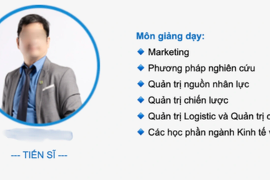 Xác minh vụ một phó hiệu trưởng bị tố dùng bằng tiến sĩ chưa được công nhận
