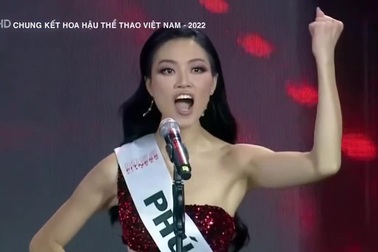 Phần giới thiệu như... tấu hài của các thí sinh Hoa hậu Thể thao Việt Nam