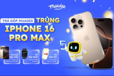 Cơ hội trúng iPhone 16 Pro Max với thẻ trả góp Muadee by HDBank