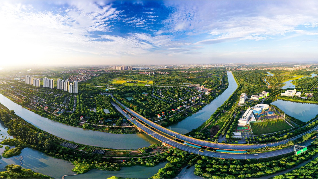 Thành phố triệu cây xanh Ecopark nhìn từ camera bay - 10 Thành phố triệu cây xanh Ecopark nhìn từ camera bay - 10