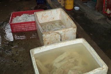 Ớn lạnh thịt trâu bò tẩy ướp hóa chất