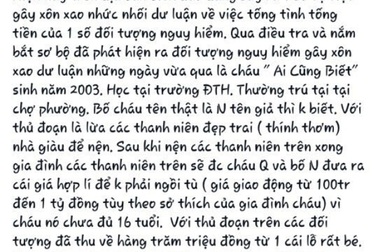 Nữ sinh lớp 8 bị bôi nhọ trên Facebook phải chuyển trường vào Nam