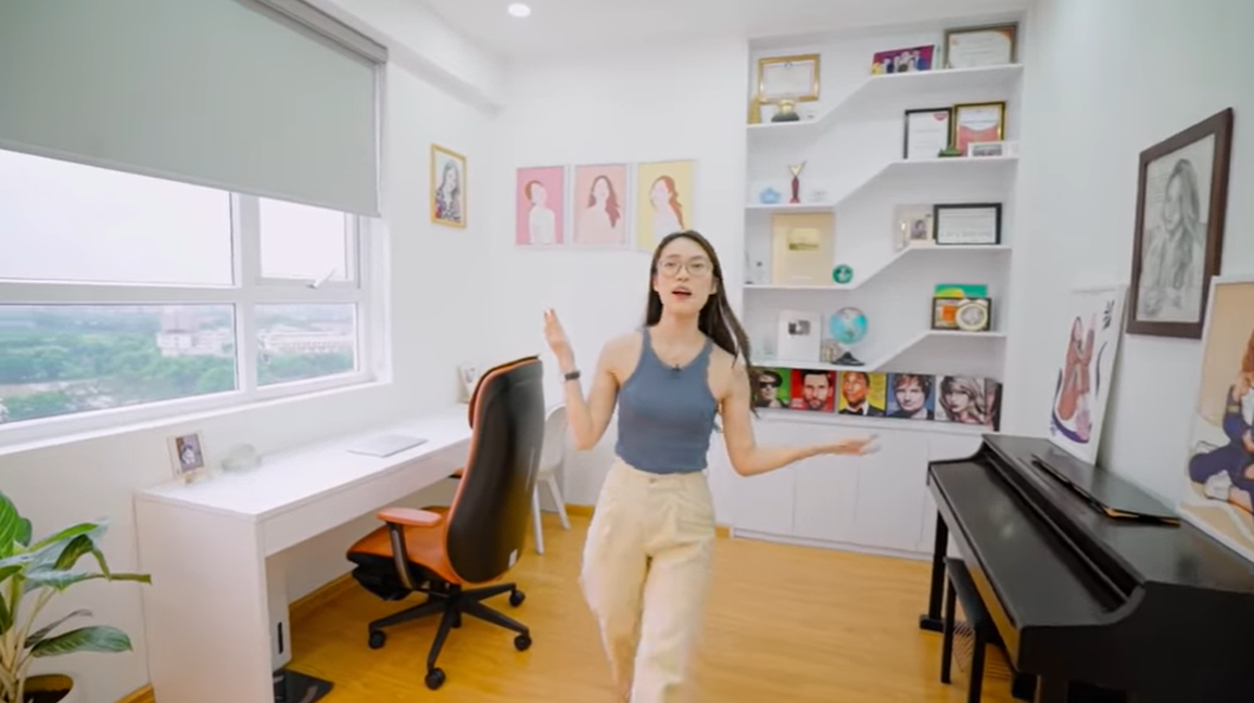 Không gian chung cư full trắng của nữ MC trẻ nhất Đường lên đỉnh Olympia - 6 Không gian chung cư full trắng của nữ MC trẻ nhất Đường lên đỉnh Olympia - 6