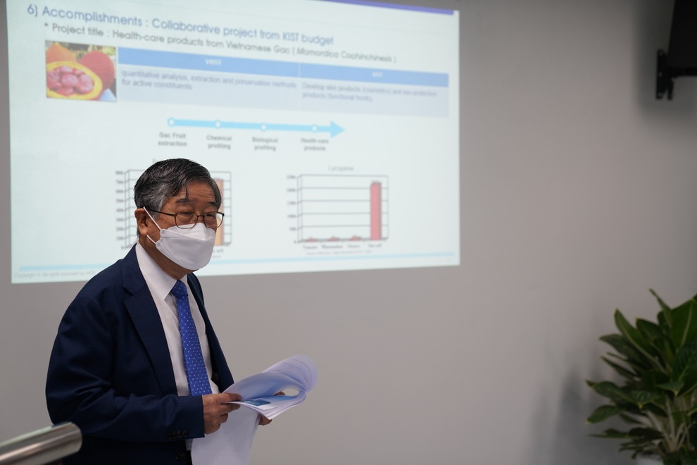 Kỳ họp lần thứ V hội đồng Viện khoa học và Công nghệ Việt Nam - Hàn Quốc - 2 Kỳ họp lần thứ V hội đồng Viện khoa học và Công nghệ Việt Nam - Hàn Quốc - 2