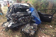 Ô tô con tông xe tải, 5 người thương vong