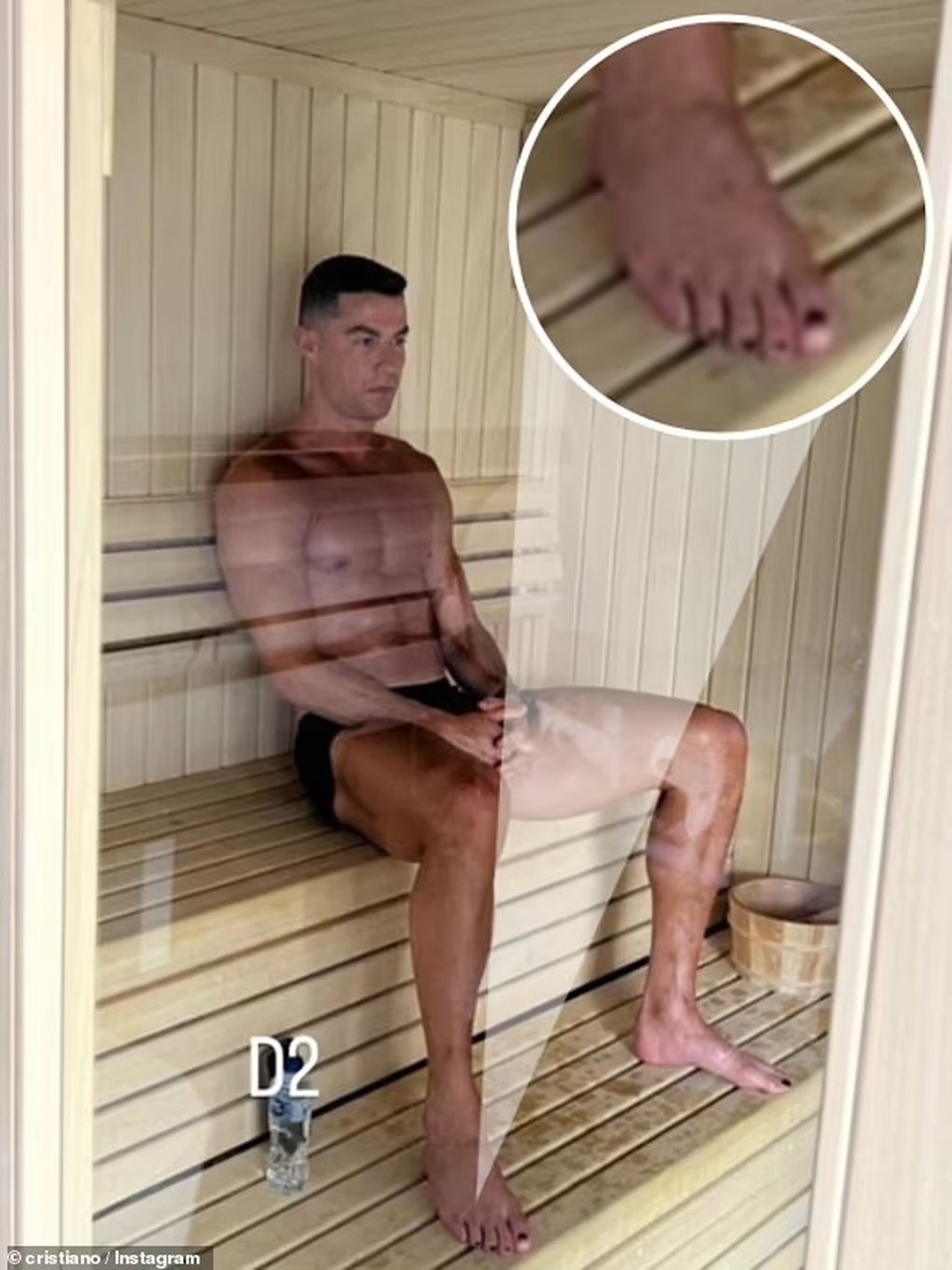 Sở thích sơn móng chân của Ronaldo gây sửng sốt - 1 Sở thích sơn móng chân của Ronaldo gây sửng sốt - 1