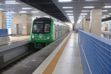 Bên trong nhà ga tàu điện Cát Linh - Hà Đông trước ngày vận hành