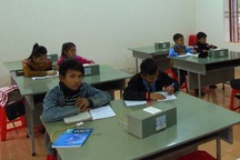 Tổng cộng gần 400 học sinh Hương Bình đã đến trường