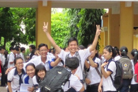Rạng rỡ sau môn thi cuối