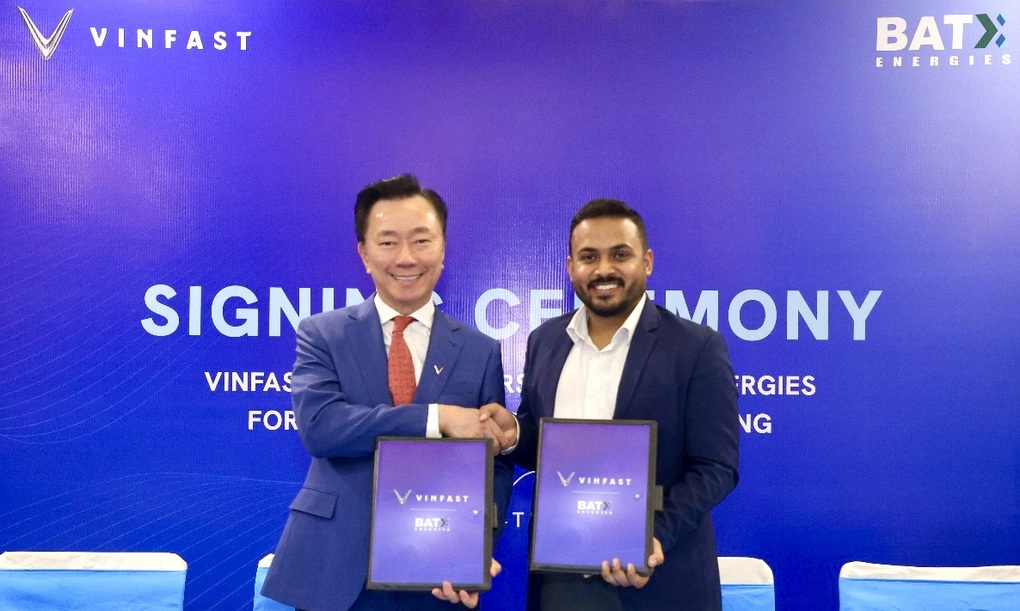 VinFast và BatX Energies ký kết thỏa thuận hợp tác chiến lược - 1 VinFast và BatX Energies ký kết thỏa thuận hợp tác chiến lược - 1
