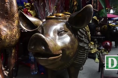 Lợn đồng trăm triệu được đại gia " săn đón"