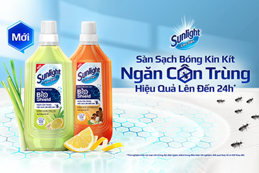 Sunlight Lau Sàn ứng dụng  men vi sinh vào nước lau sàn mới